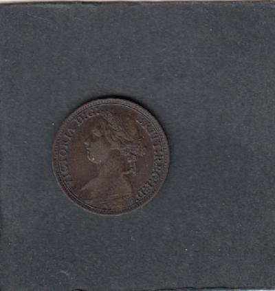 Beschrijving: 1 Farthing  VICTORIA